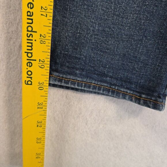 Old Navy Basic Slim Jeans Men's Size 34x32 Blue Built In Flex Medium Wash - Picture 8 of 9